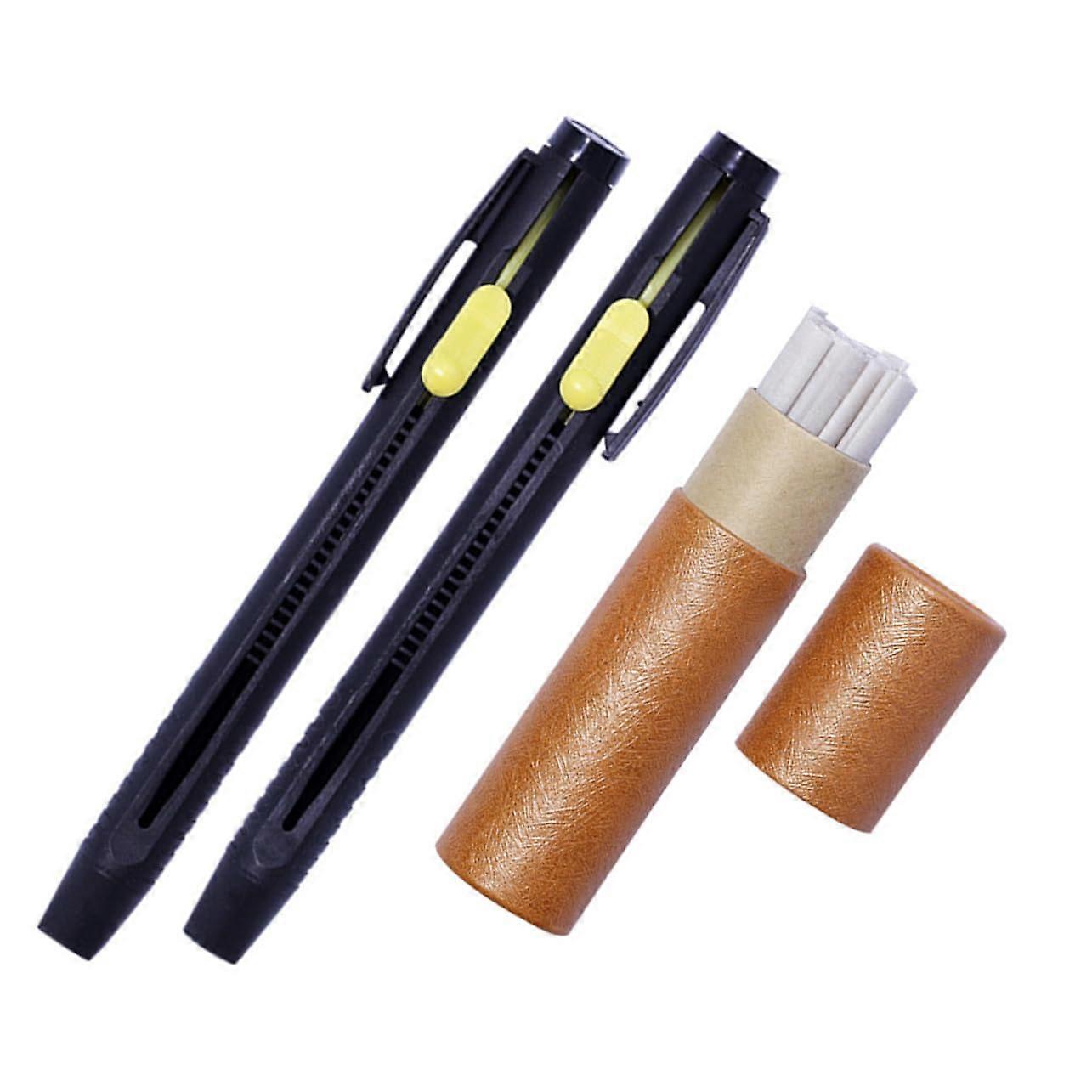 Fabric Marking Pen with Replaceable Chalk Refills for Sewing, Quilting, Tailoring and Embroidery