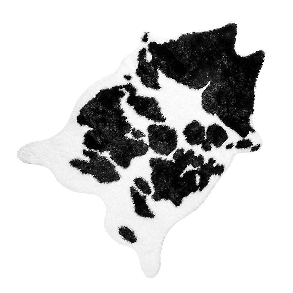 Cow Pattern Anti-Slip Mat for Home Decor 1Pcs Polyester Floor Carpet
