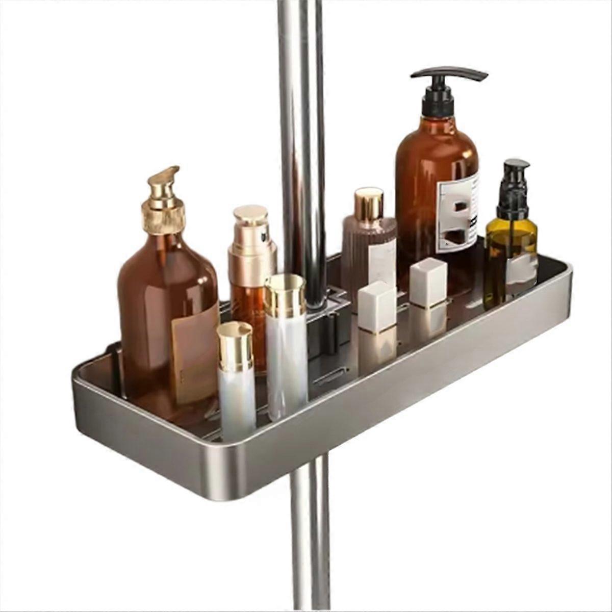 Bathroom Shower Head Holder Integrated Design Storage Shelf