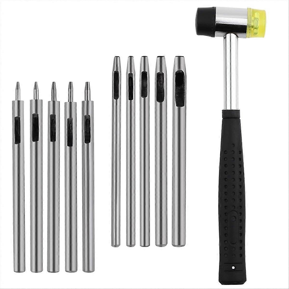 10 Pcs Leather Hole Punch Tool Set