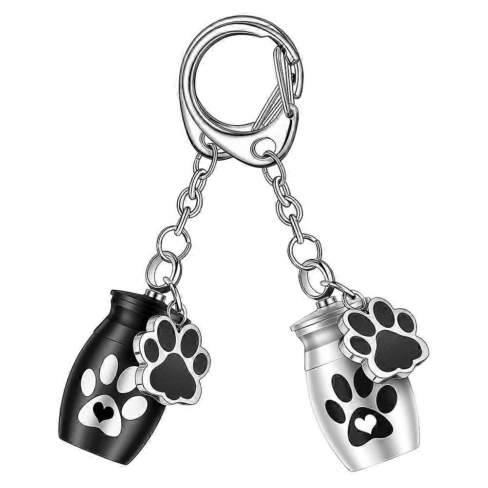 Dog Ash Container Ash Key Holder Key Chain for Storage 2Pcs