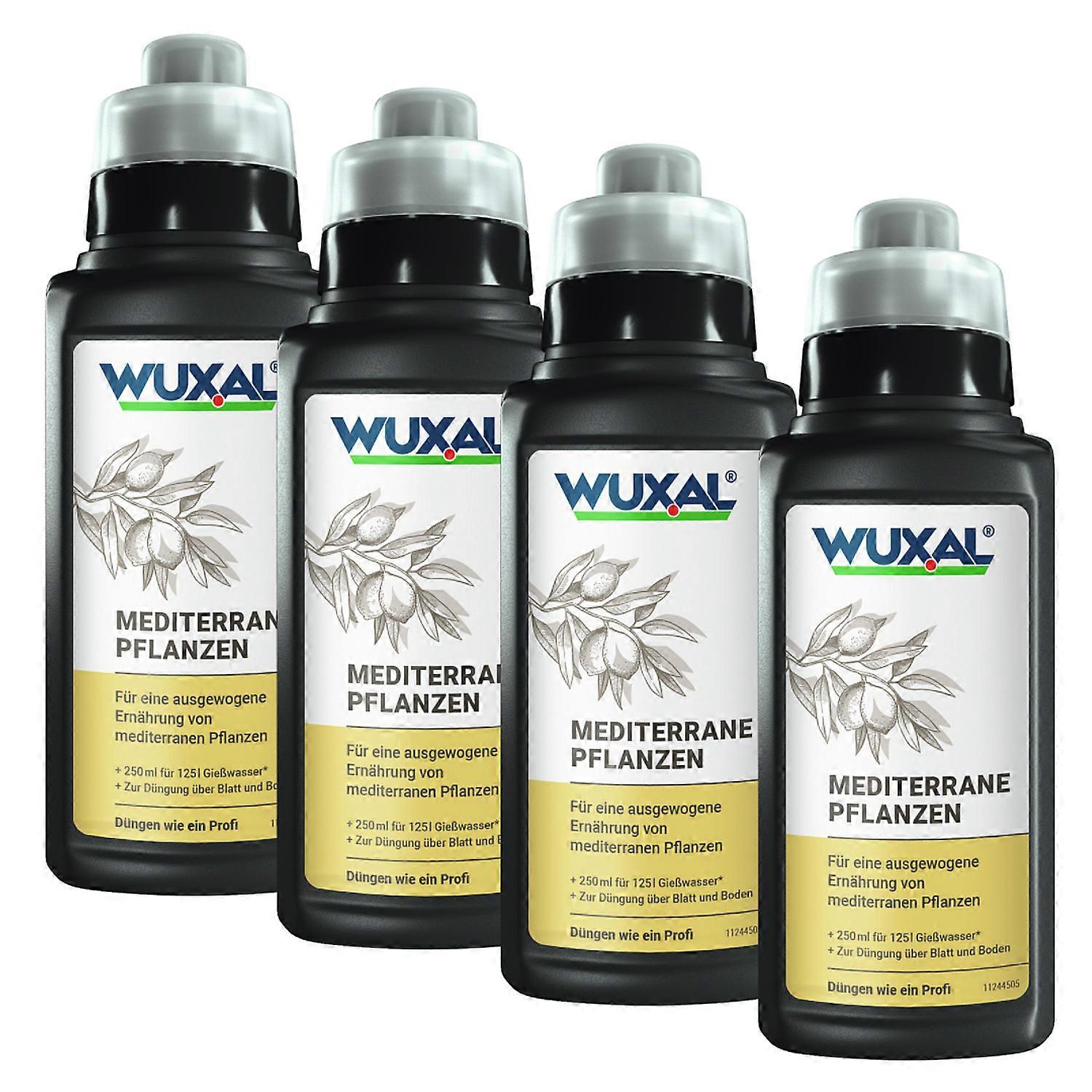 4 x WUXAL® Mediterranean Plants, 250 ml