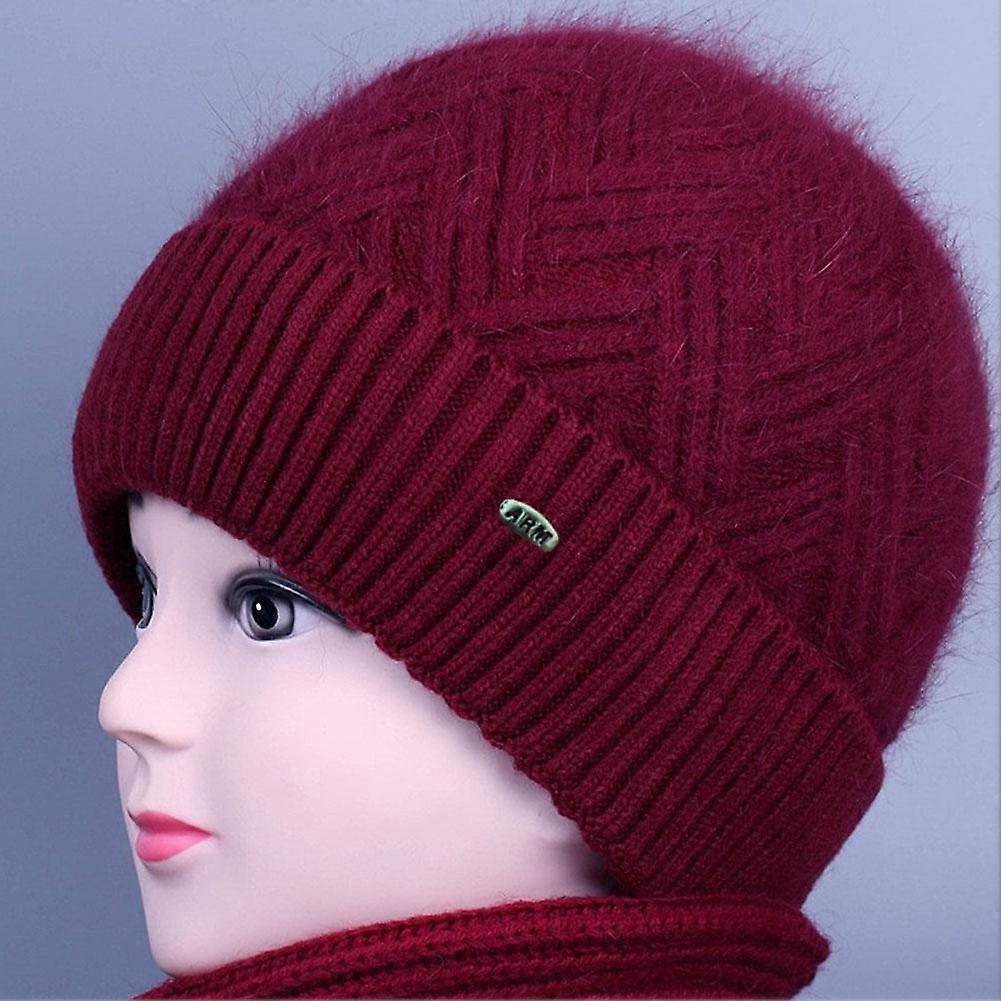 Knitted Hat for Middle Aged and Elderly Breathable Windproofing Warmth Beanie