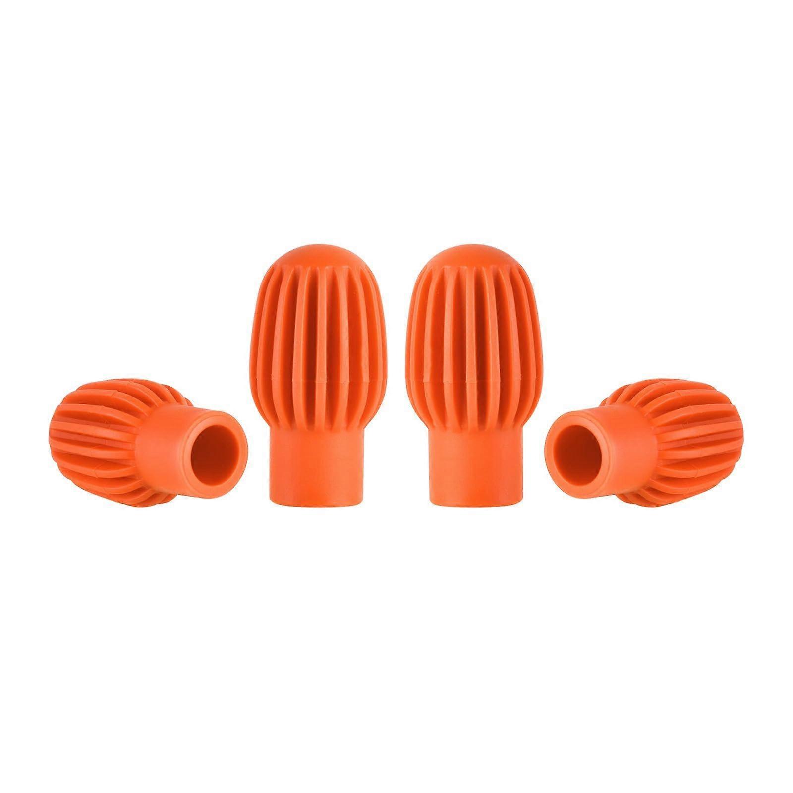 Drum Mute Tips 4Pack Silicone Drumstick Covers for Quiet Practice Noise Reduction Design