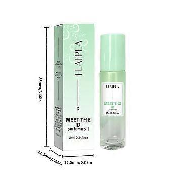 Grüner Farbverlauf-Rollerball 10 ml, 10 ml, Bestseller Pink Encounter Damen-Rollerball mit ätherischem Öl, 10 ml, Verpackung mit Alkohol, frischer, natürlicher Duft, langanhaltend