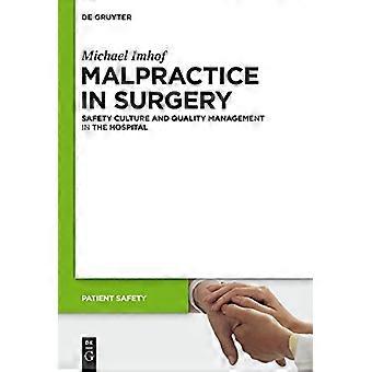 Malpractice in Surgery Safety Culture and Quality Management in the Hospital