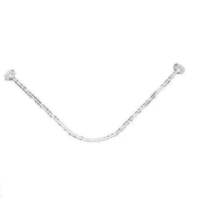Barre de douche extensible en forme de L, acier inoxydable