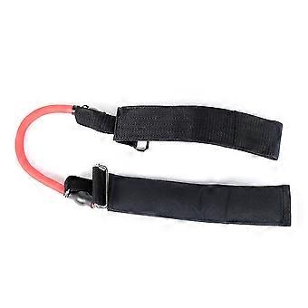 Exercise Puller for Lower Body Using Padded Ankle Cuffs