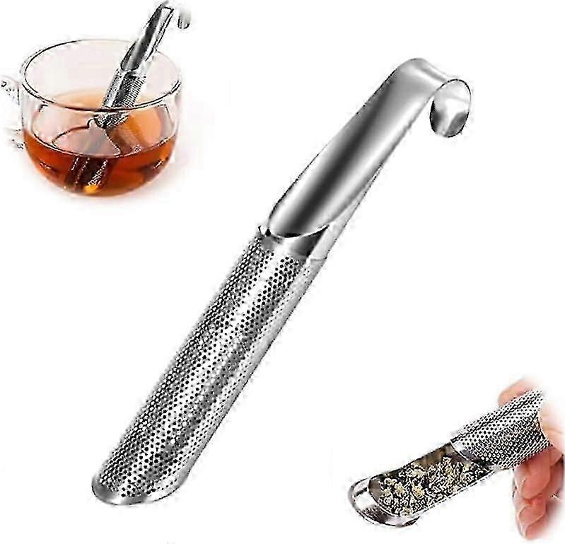 Creative Hook Handle Tea Strainer with Fine Hole Diffuser - Universal Tea Filter for Loose Leaf Tea (1pc)