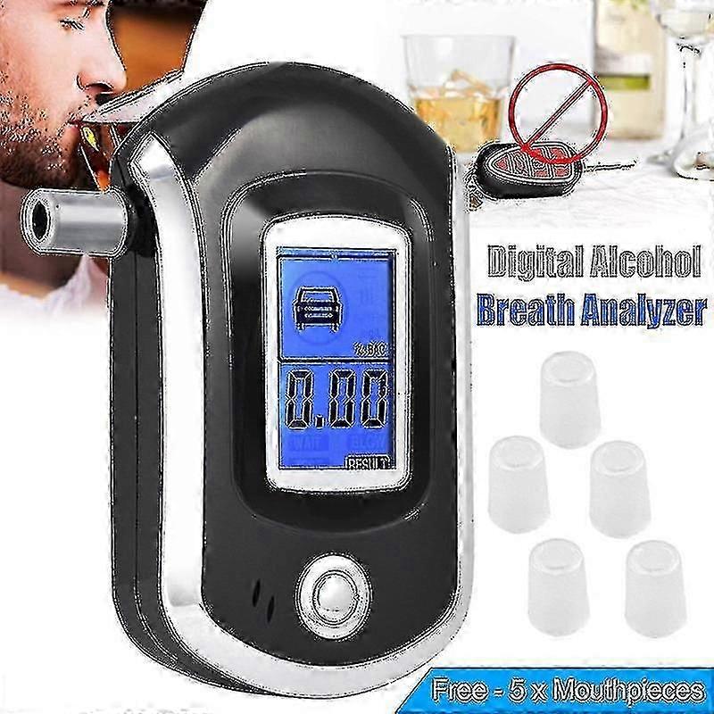 Alcoholímetro digital profesional con LCD