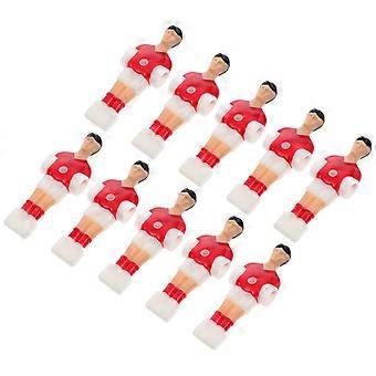 Foosball Players Plastic Dolls for Table Soccer Game 10Pcs Pack