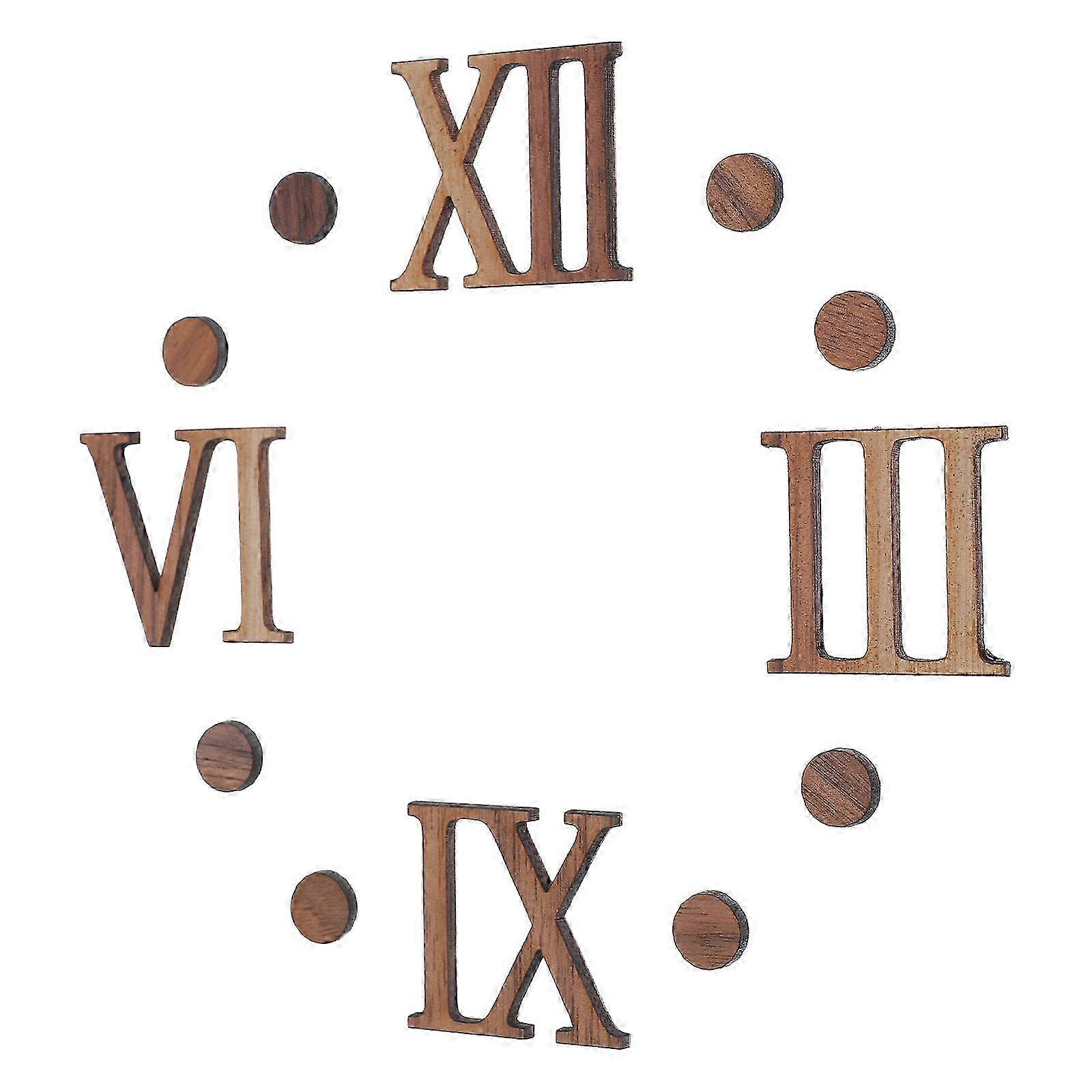 Roman Numerals Wall Clock Kit compatible with Accurate Timekeeping 2Sets