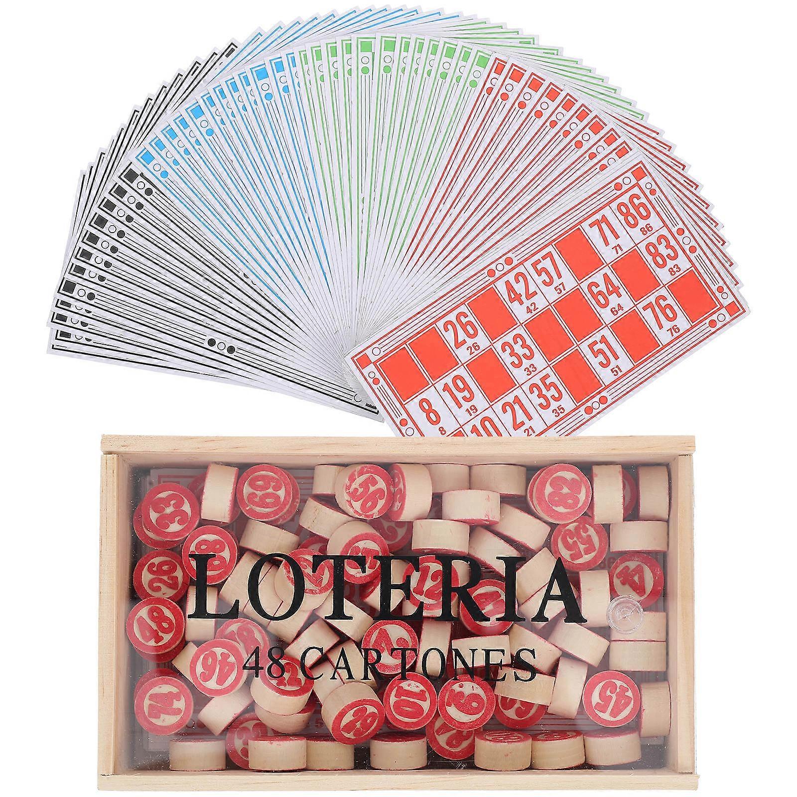 Game Russian Lotto Game Set for Logical Thinking with 1Set