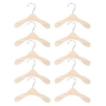 10 piezas Perchas de ropa para mascotas Perchas de madera Para cachorros Perchas de ropa para mascotas Perchas