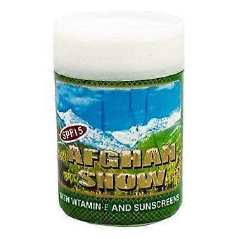 RSINC Afghan Snow Hautcreme aus Indien (2 x 100 g) mit kostenlosem Hängeregal (4-stöckiger Hängeorganizer aus Vliesstoff) 39-5L6G-HH2Q