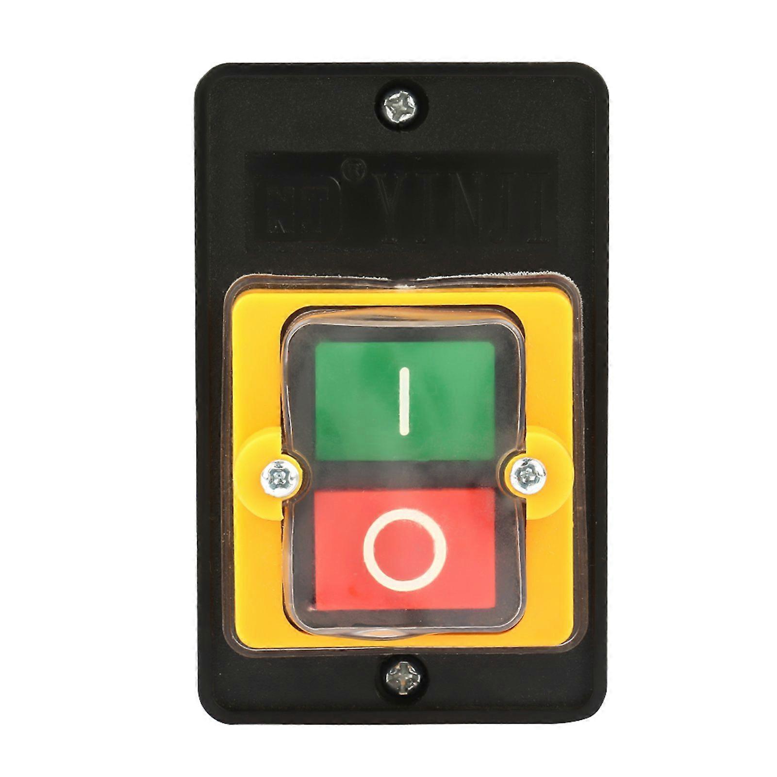 AC220V/380V 10A  Waterproof ON/OFF Pushbutton Switch Push Button