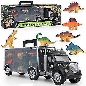 Dinosaur Truck Transport Carrier Truck Toys With Dinosaur Toys Animals Toys Double Inside Storage Set For Kids-Good