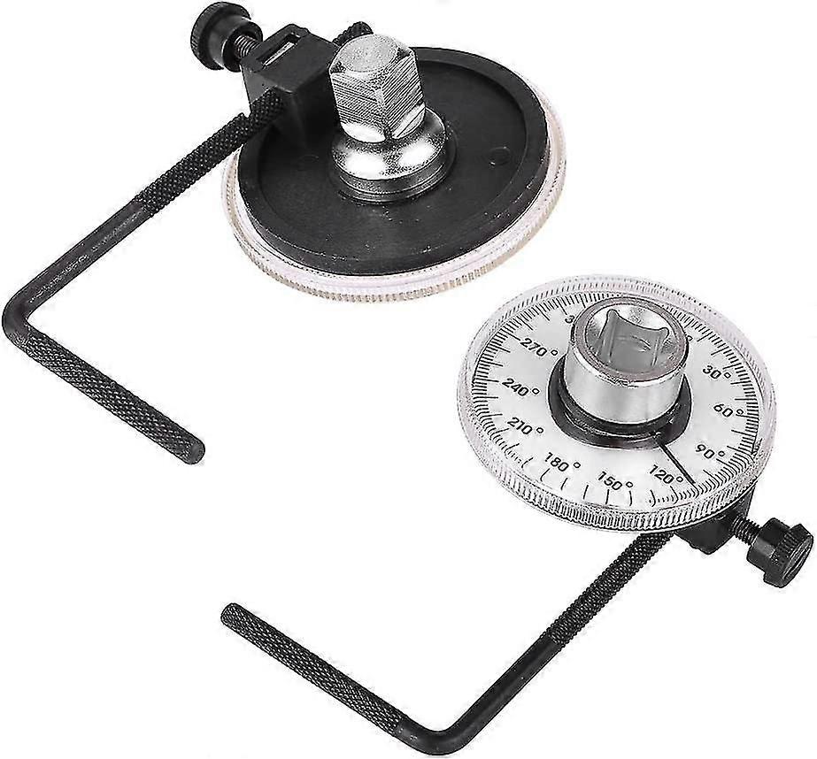 1/2 Inch Torque Angle Gauge, 1-360 Angle Range Torque Angle Wrench Tool2pcs