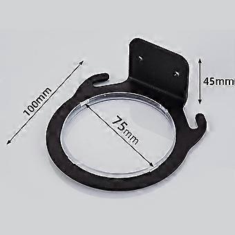 Hair Dryer Holder, Wall Mounted Hair Dryer Holder, Aluminum Black Hair Dryer Wall Holder,