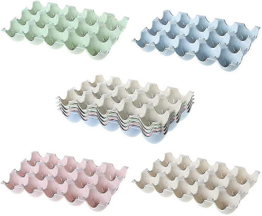 4 Pieces Egg Box, Egg Storage Box, Plastic Egg Box, Stackable Egg Storage Box