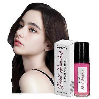 Perfume Roll-On com Feromônios 30ml para Mulheres, Baunilha e Pêssego, Fragrância de Longa Duração, Atração Aumentada