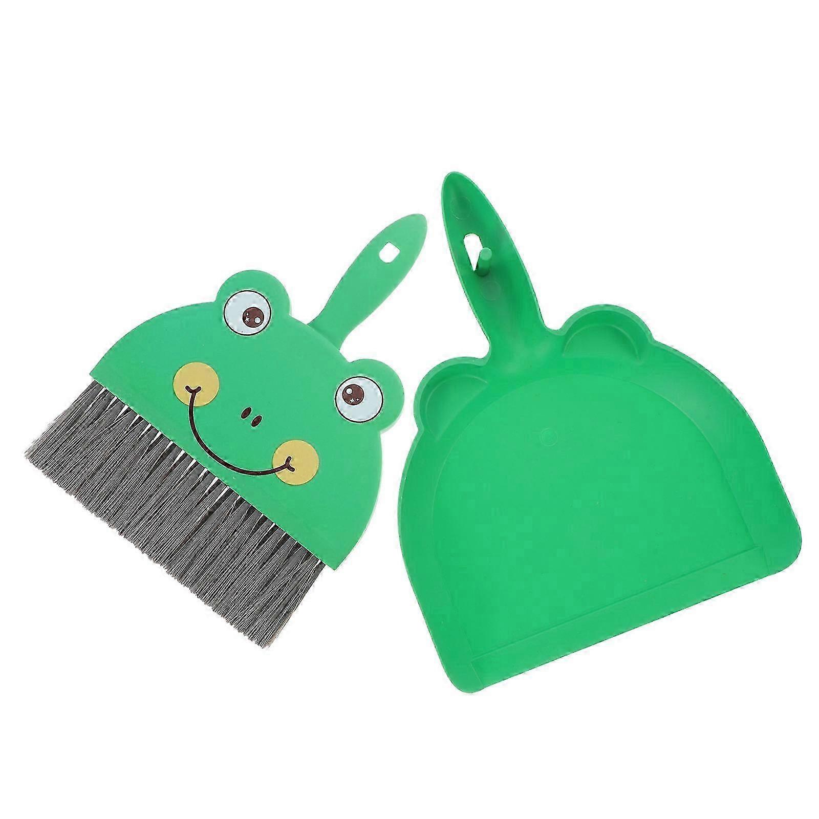 1 Set Mini Cleaning Broom Dustpan Table Brush Set Dining Table Sweeper Cleaning Tool