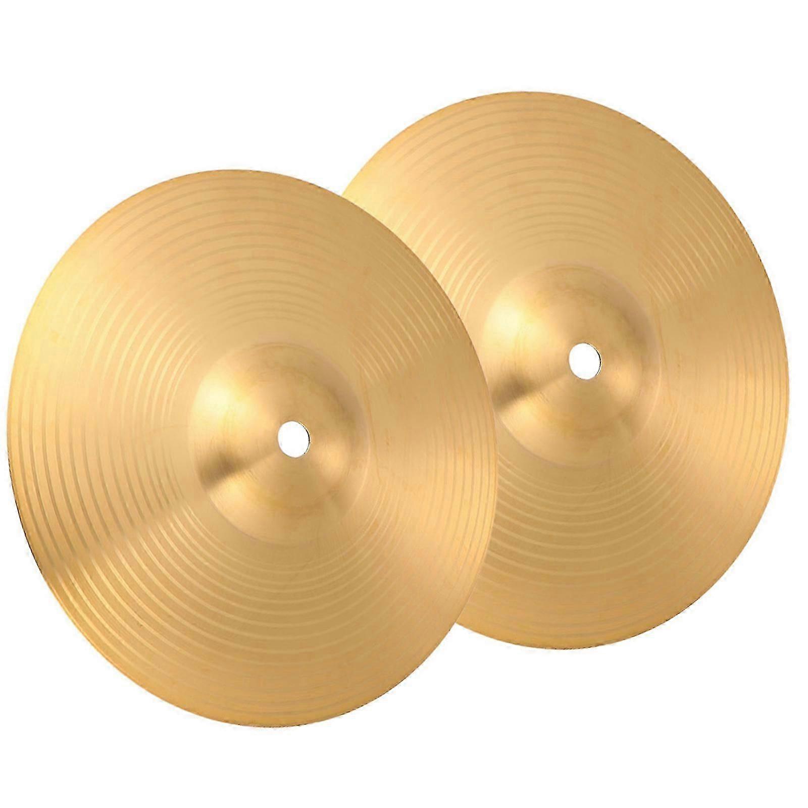 Brass Drum Cymbals Professional Drum Replacement Cymbals 6Pcs Set