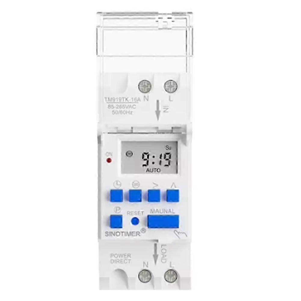 SINOTIMER Wide Voltage AC 85-265V Astronomical Time Switch Digital Astronomical Timer Switch 16A