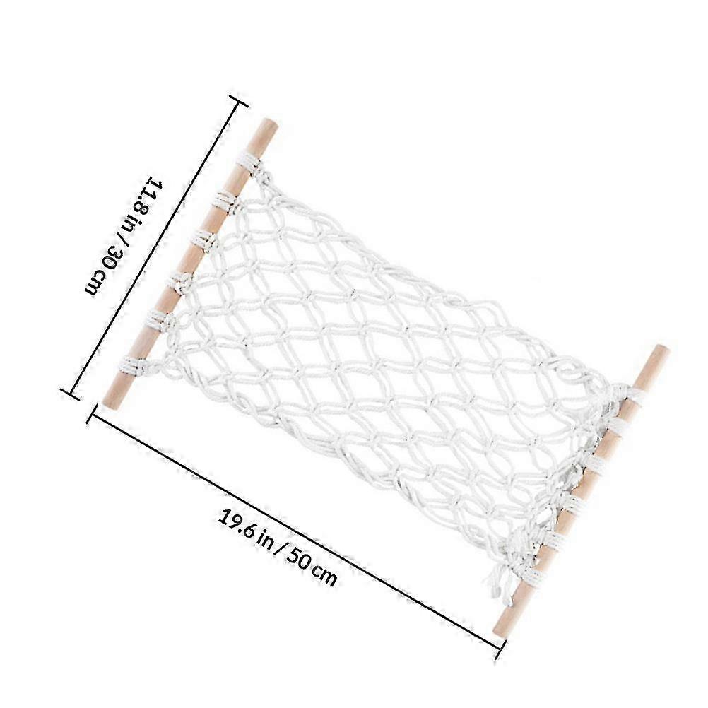 Macrame Hanging Under Cabinet Fruit Vegetable Organizer Hammock compatible with Kitchen