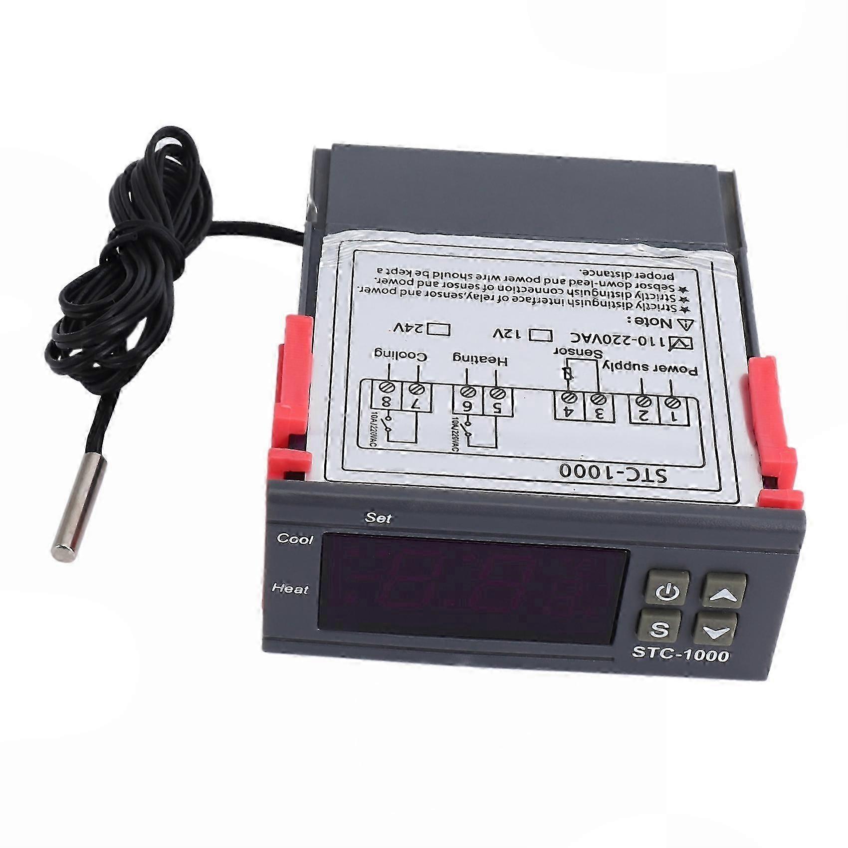 Digital Temperature Controller Thermostat STC-1000 220V with NTC Sensor