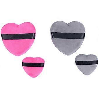 Heart Shaped Body Puff Bawełniane narzędzie do makijażu Puder mineralny Aplikacja 4 szt