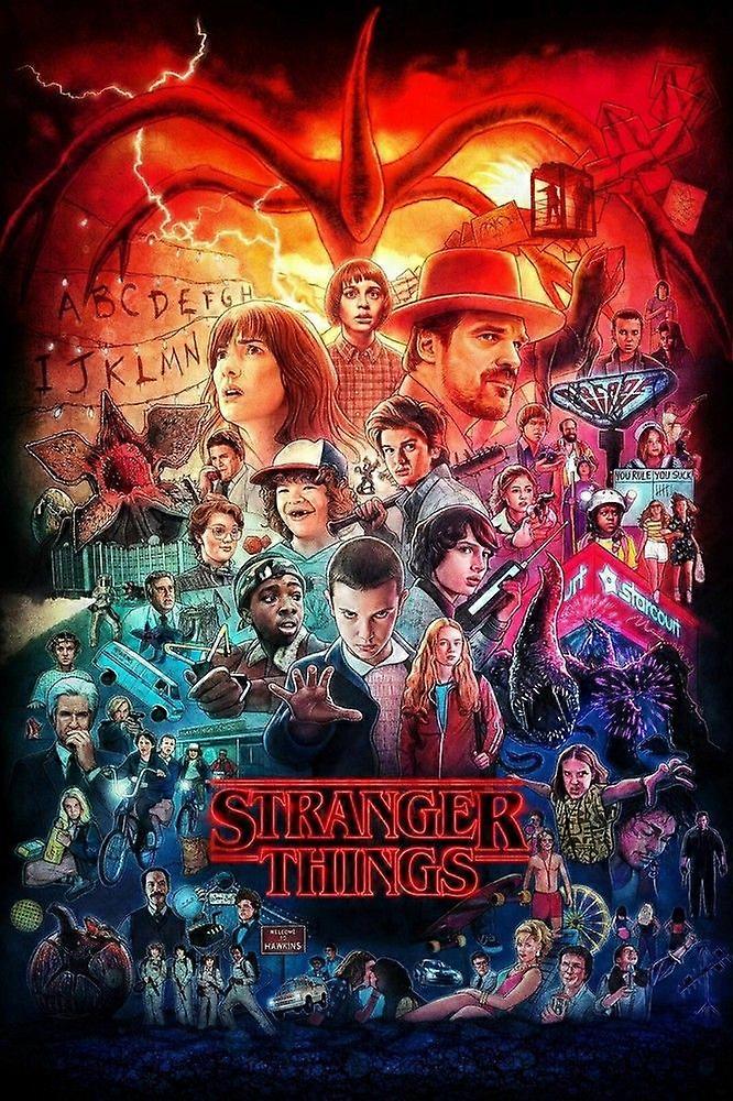 Quebra-cabeça artístico da série Stranger Things FF046