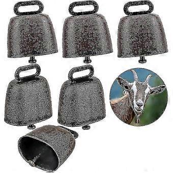 6 Piece Cow Bell, Sheep Cow Bells Pasture Bells, Copper Bells Cattle Bronze Bell