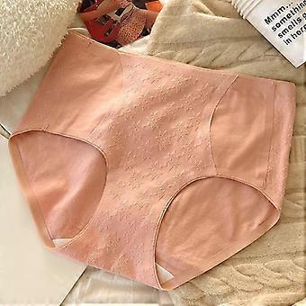 Women S High Waist Seamless Cotton Underwear Antibacterial Large Size Ladies Panties