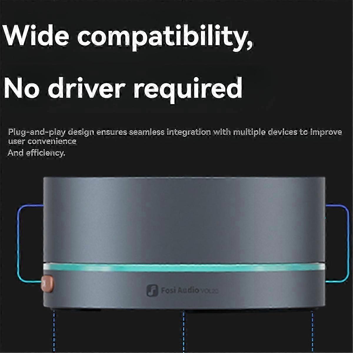 VOL20 Bluetooth Volume Control Knob with RGB Lighting