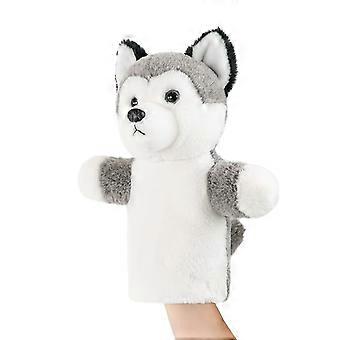 13-inch Plush Dog Hand Puppet Set, Adorable Beagle, Bernese, Bulldog, Golden Retriever, Shepherd Puppets for Role-playing, Educational Activities & Gi