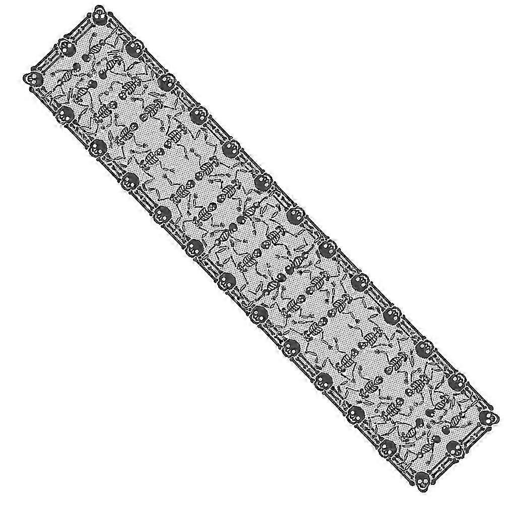 Halloween Table Decoration Lace Runner Skull Pattern 1 Piece