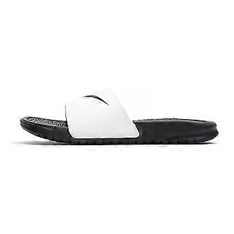 Nike Klapki Benassi Swoosh 'Schwarz Weiß' Damen 312432-102