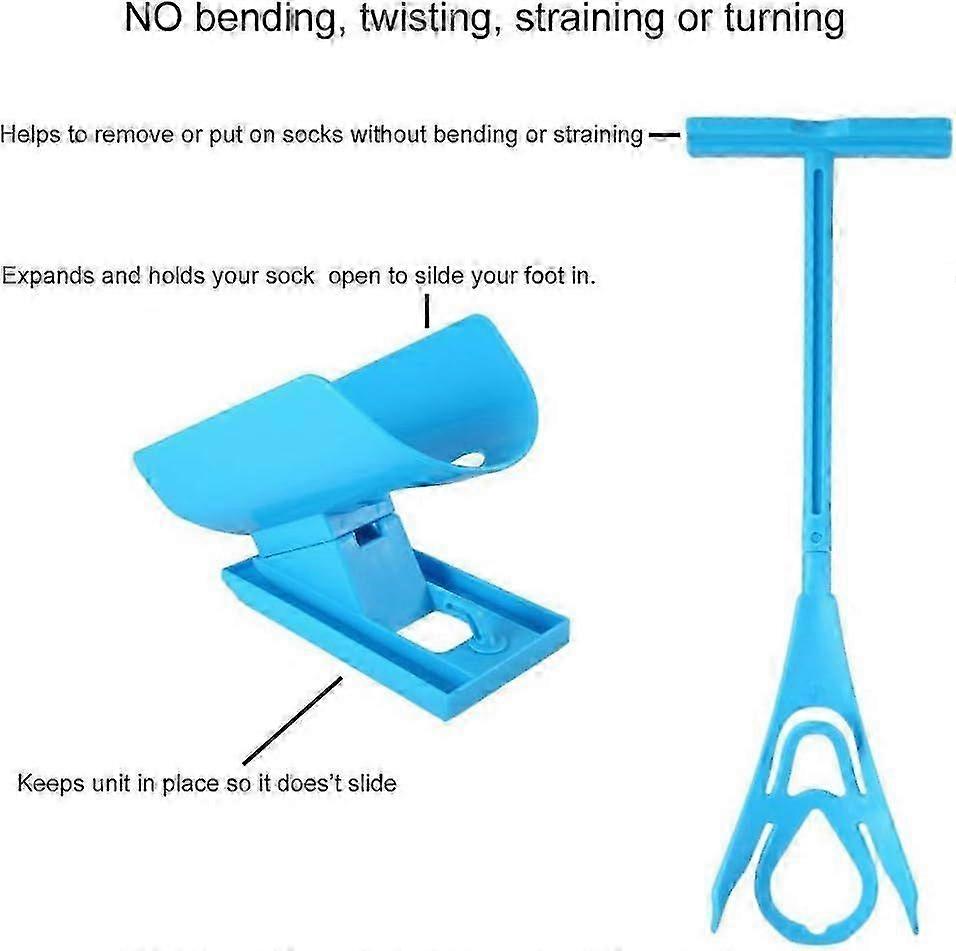 Mobility-Friendly Sock Slider With Shoehorn