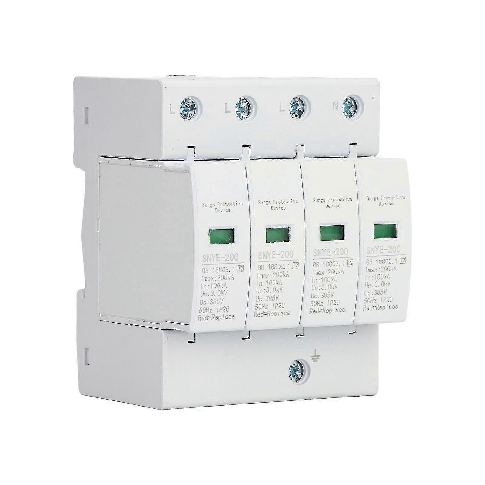 200KA 385V 4P Surge Protector PC Shell