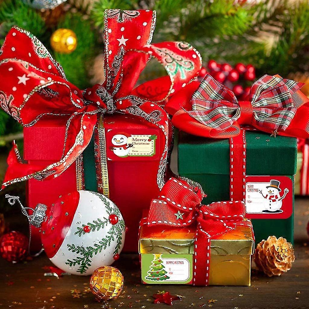 Festive Writeable Gift Name Labels