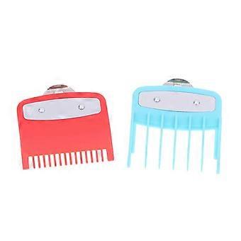 2 stuks professionele opzetkammen voor het knippen van haar, geschikt voor tondeuses, trimmers en stylingtools, compatibel met 1,5 mm en 4,5 mm.