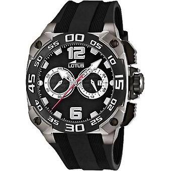 Lotus chrono watch for Unisex Analog Quartz with Polyurethane Bracelet L15791/7