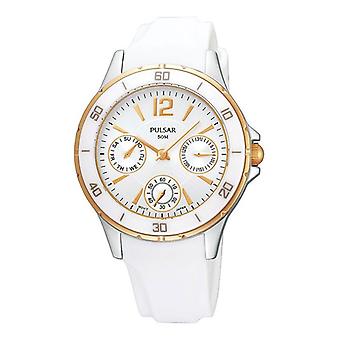 Pulsar florence watch for Women Analog Quartz with Rubber Bracelet PP6022X1