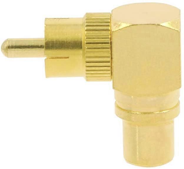 Right Angle RCA Adapter Space-Efficient 90-Degree A/V Receiver Subwoofer