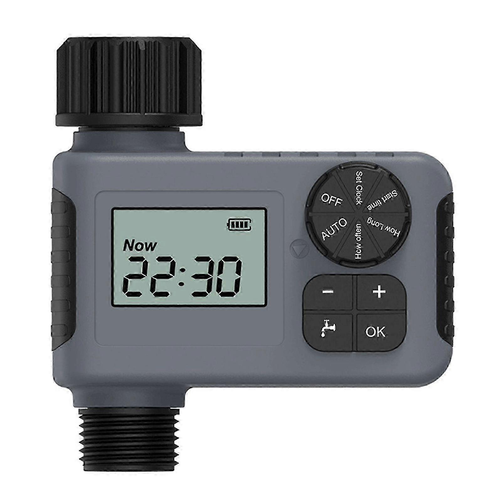 Sprinkler Timer for Garden Hose Automatic Irrigation Controller System Water Hose Timer Programmable Faucet Timer with Rain Delay/Manual Watering