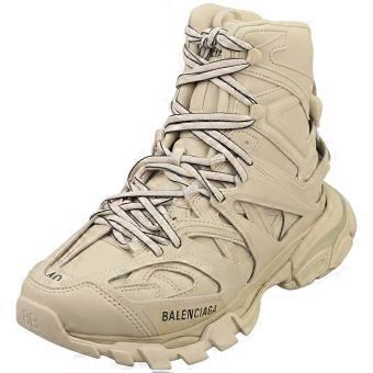 Balenciaga Track Hike Mens Ankle Trainers in Beige
