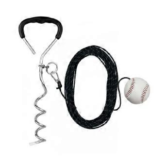 Adjustable Baseball Hitting Trainer Batting Trainer Swings Aid Tool With 50Feet Rope For Backyard and Field Training