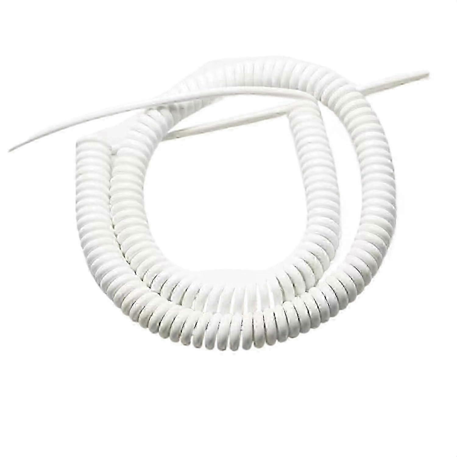Coiled 5M Extension Cable White