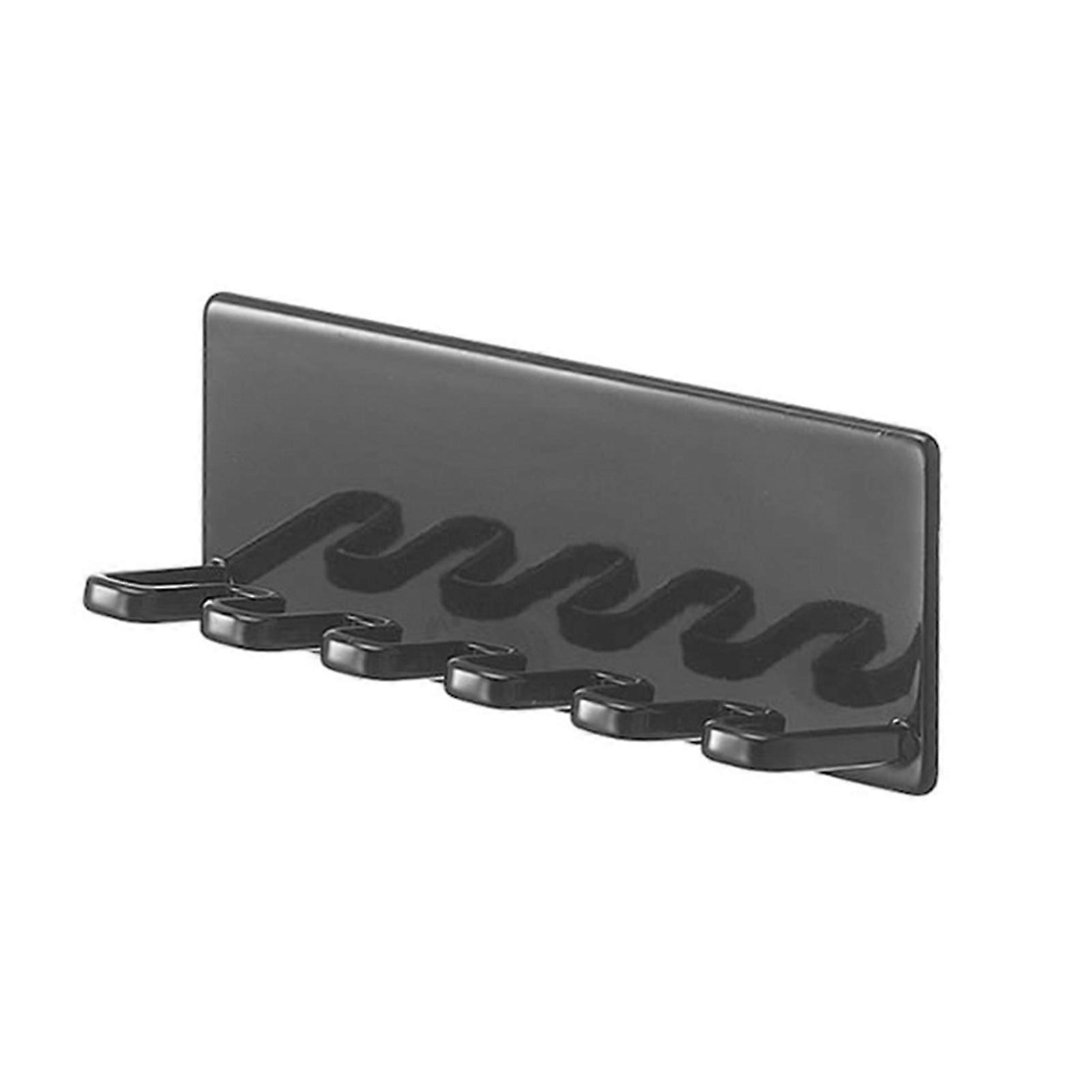 5-Slot Rustproof Adhesive Bathroom Holder